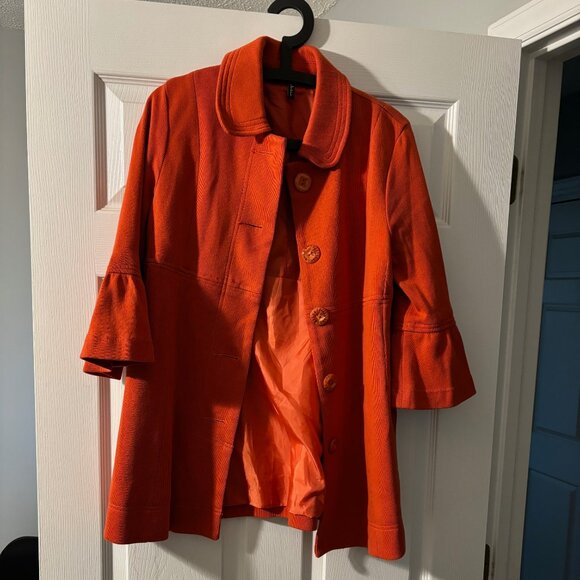 ambition Ruffle Sleeve Jacket size M - Picture 1 of 5